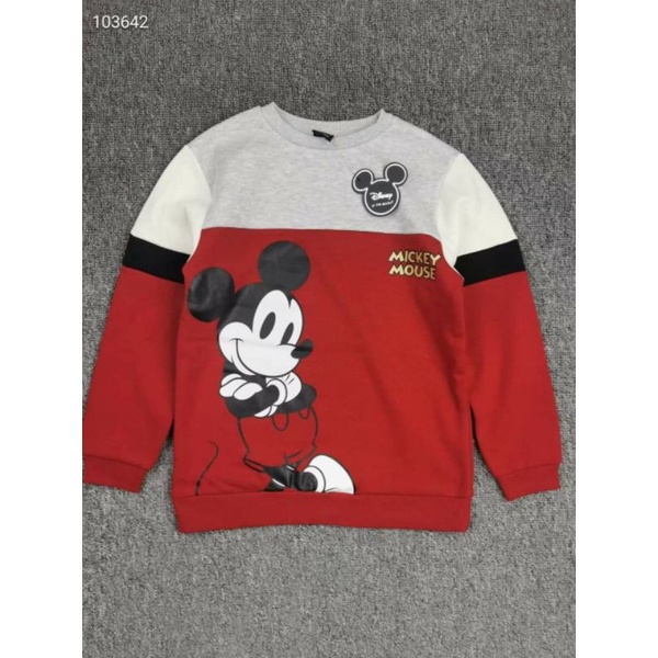 Áo nỉ mickey dư xịn 7/8-14/15 tuổi