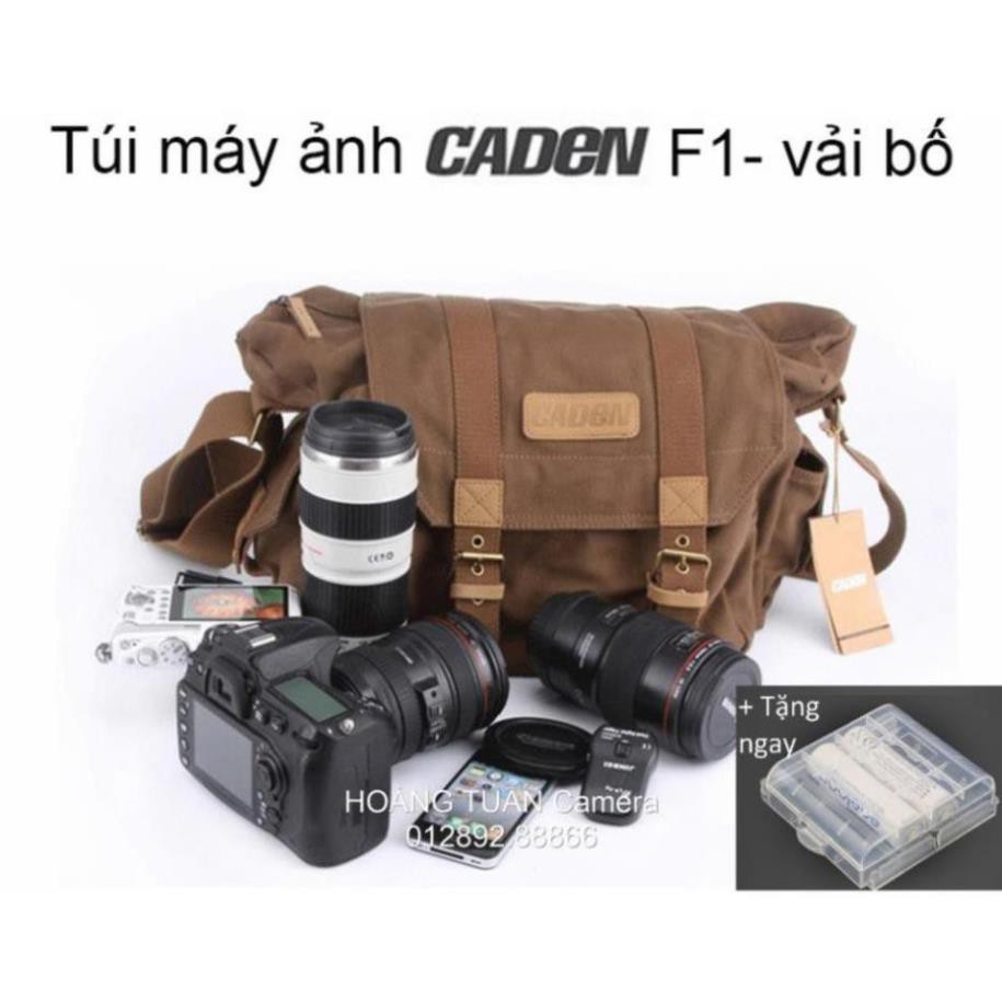 Siêu giảm giá Túi chống sốc máy ảnh Caden F1 chính hãng🎁TẶNG HỘP ĐỰNG PIN loại 1
