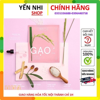 [ hộp 3 chiếc ] MẶT NẠ GẠO TINH KHIẾT HỒ NGỌC HÀ (PHIÊN BẢN MỚI)
