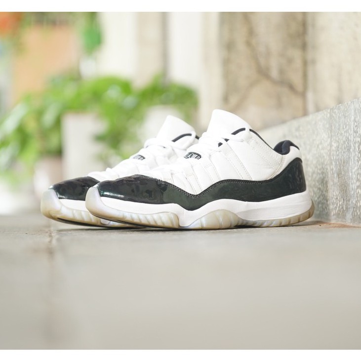 Giày Thể Thao N1KE JD 11 RETRO LOW EMERALD  528895-145 GIÀY CŨ CHÍNH HÃNG