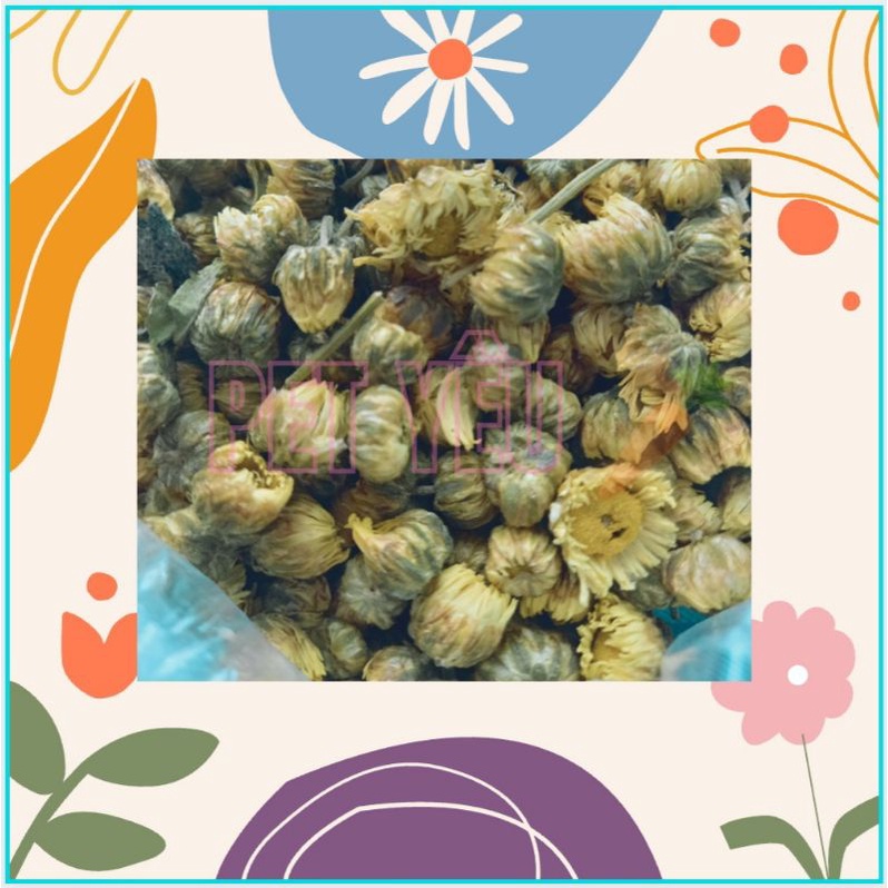 Bông cúc sấy khô thức ăn vặt thỏ giảm stress căng thẳng ở thỏ