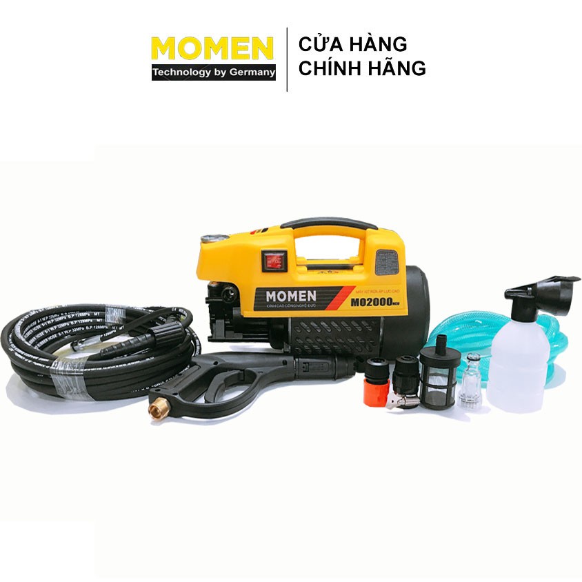 Máy Rửa Xe Áp Lực Cao Cảm Ứng Dạng Nằm Momen  2000w tongkhogiaxuong