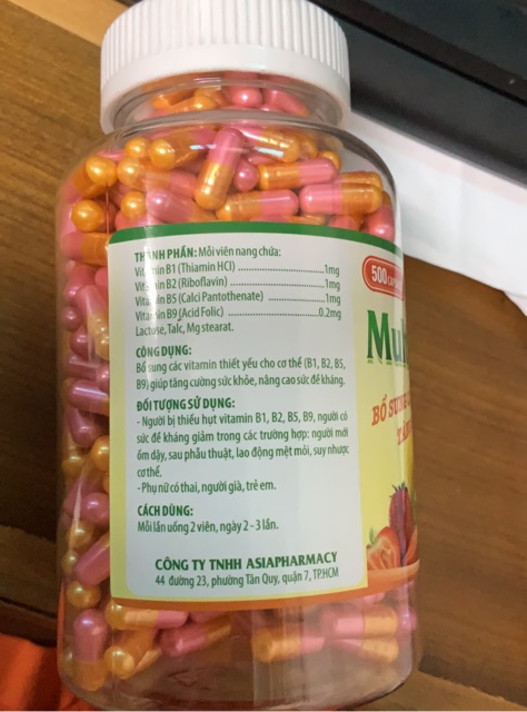 VIÊN UỐNG MULTIVITAMIN APCO CHAI 500 VIÊN GIÁ TỐT