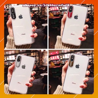 Ốp phone trong suốt có auto focus bảo vệ camera