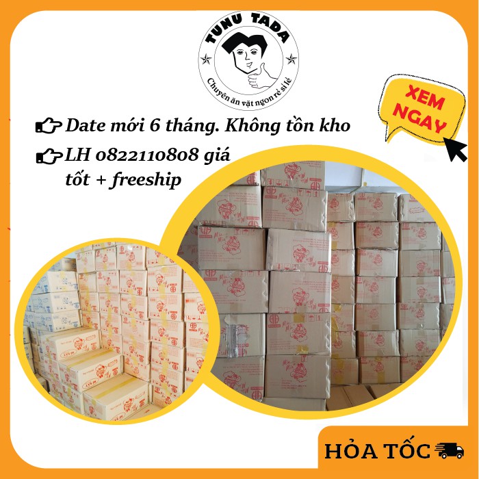 Mì trẻ em Miu Miu giá sỉ FREESHIP thùng 200 gói mì tôm trẻ em mì trẻ em con mèo mì sấy Miu Miu