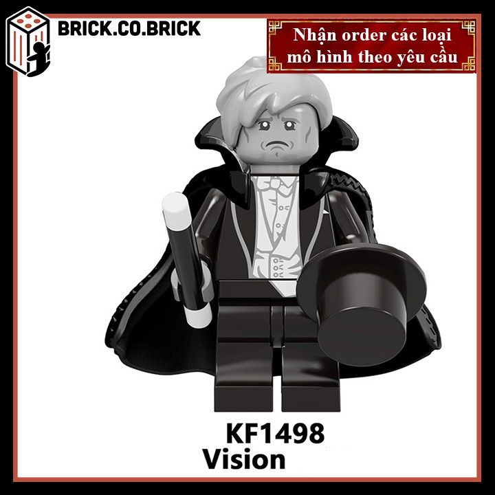 Đồ chơi Non Lego Super Hero- Siêu anh hùng MCU Comic mô hình Vision, Quicksilver, Spectrum, Speed, Wiccan - KF6134