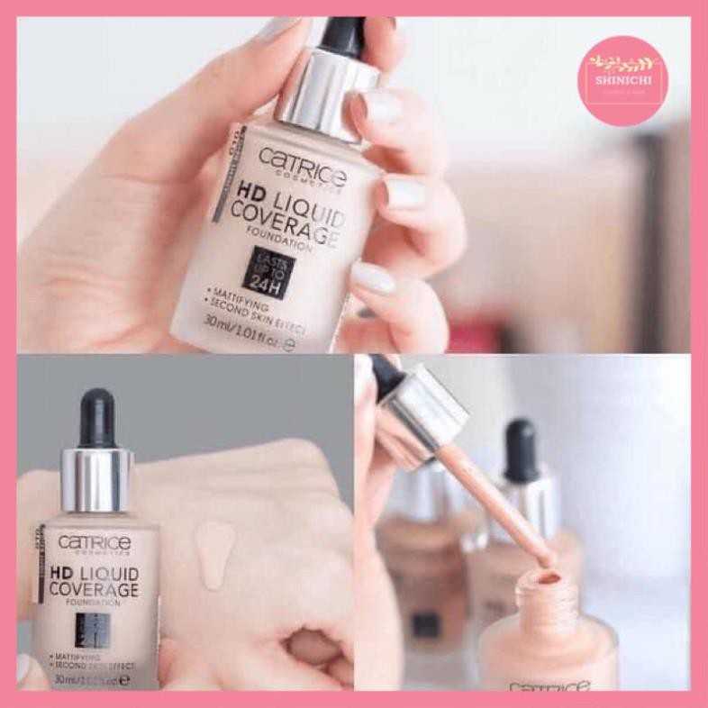 Kem Nền CATRICE HD LIQUID COVERAGE FOUNDATION Tone 010 Và 020  che khuyết điểm siêu tốt | BigBuy360 - bigbuy360.vn
