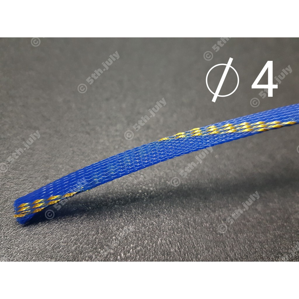 Lưới ống xác rắn, gen xác rắn phi 4 màu Xanh sọc vàng