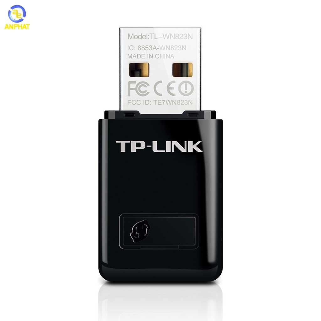 Bộ thu wifi TP-Link TL-WN823N - USB wifi chuẩn N tốc độ 300Mbps - Chính hãng