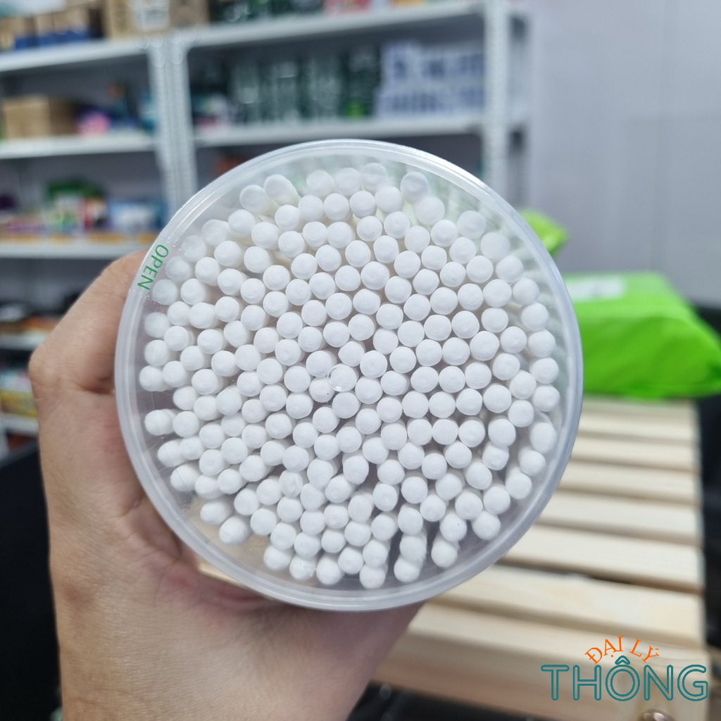 Tăm bông ngoái tai thân giấy LIPZO Niva Cotton Buds AJ2