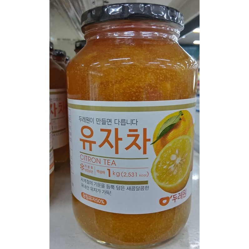 Trà chanh mật ong, trà thanh yến mật ong hàn quốc 1kg - 꿀유자차
