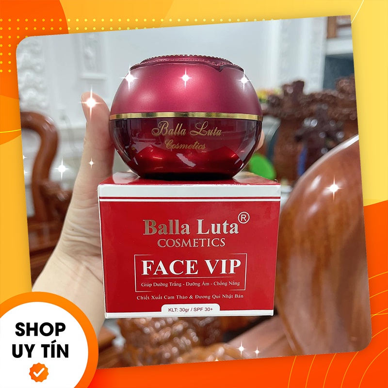 Kem face Vip đỏ giảm thâm nám căng bóng da Balla Luta 30g - Mỹ phẩm Thu Hằng Balla Luta