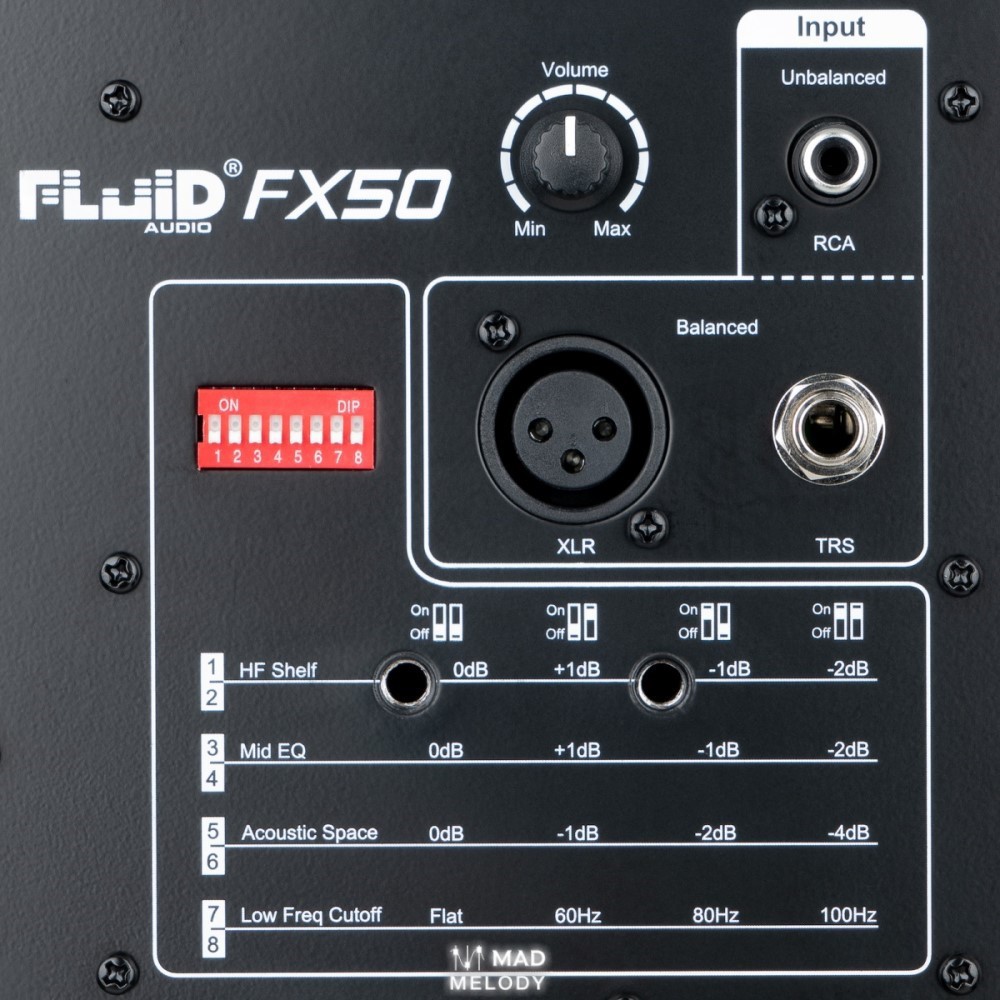 Fluid Audio F Series FX50 5-inch Coaxial Studio Monitor (1 chiếc, loa kiểm âm đồng trục, NEW & chính hãng)