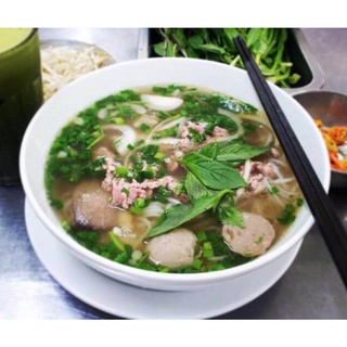 PHỞ TÁI NẠM BÒ VIÊN