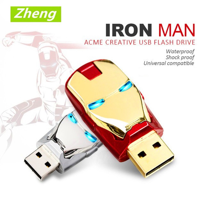 USB hình người sắt có đèn LED dung lượng 16GB 1TB