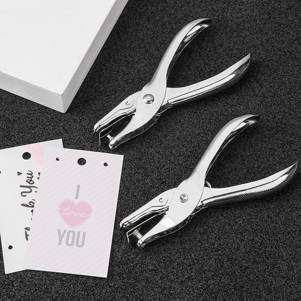 Dụng cụ đục lỗ cầm tay 3/6mm bằng kim loại chuyên dụng cho làm đồ trang sức