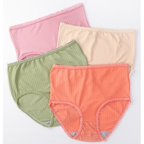 Quần lót AOWEINISI không đường may lưng cao size M-2XL thời trang dành cho nữ