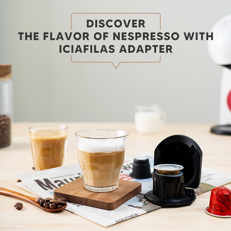 Đầu Chuyển Đổi Viên Nang Từ Nespresso Sang Dolce Gusto Có Thể Tái Sử Dụng Cho GENIO S PICCOLO