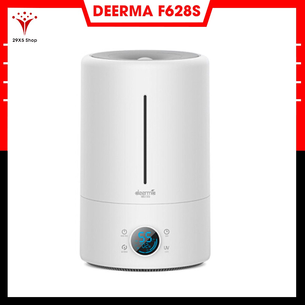 [Bản quốc tế] Máy tạo độ ẩm Deerma DEM-F628S dung tích 5L, đèn UV làm sạch nguồn nước - Bảo hành 6 tháng