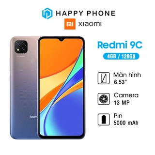 Điện thoại Xiaomi Redmi 9C (4GB-128GB) - Hàng Chính Hãng, Mới 100%, Bảo hành chính hãng 18 tháng