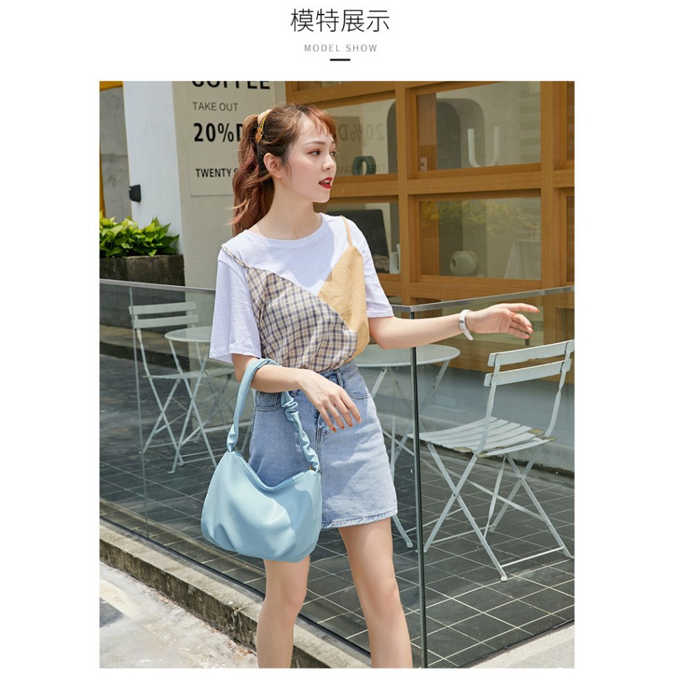 Túi kẹp nách, túi đeo vai da mềm bánh bèo siêu kute KN05 - Chip Xinh Boutique | BigBuy360 - bigbuy360.vn