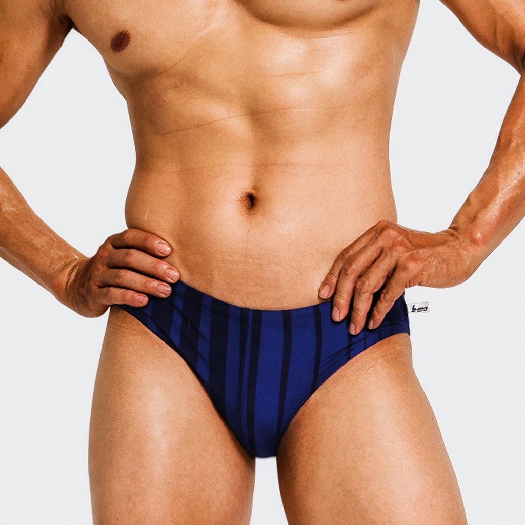 Quần bơi nam - AWA - Sọc Xanh Đen | BigBuy360 - bigbuy360.vn