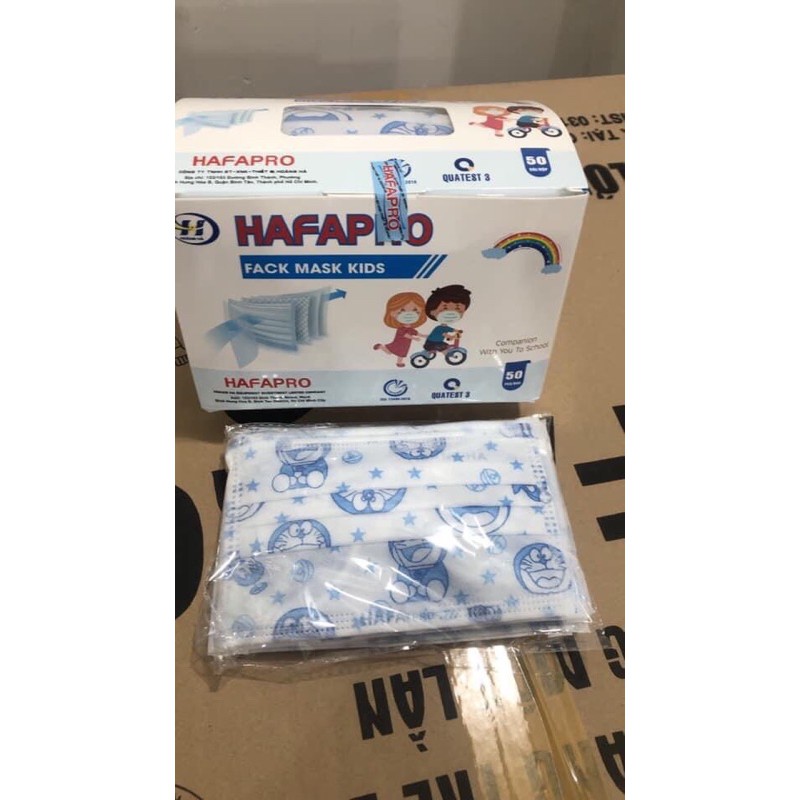 Khẩu trang y tế trẻ em 4 lớp HAFAPRO trơn và in hình | BigBuy360 - bigbuy360.vn