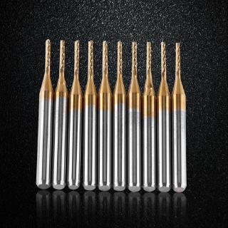 Bộ 10 dao phay ngón kích thước 3.175mm x 1mm