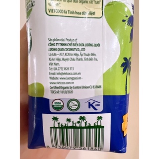 Sữa dừa hữu cơ Vietcoco hộp 330ml