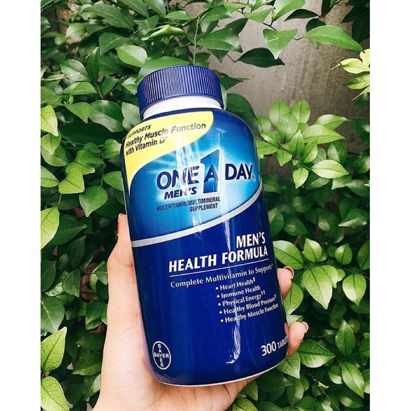 💙🕺🏼[HSD 02/2023] Viên Uống One A Day Men's Multivitamin Health Formula 300 Viên của Mỹ🕺🏼💙