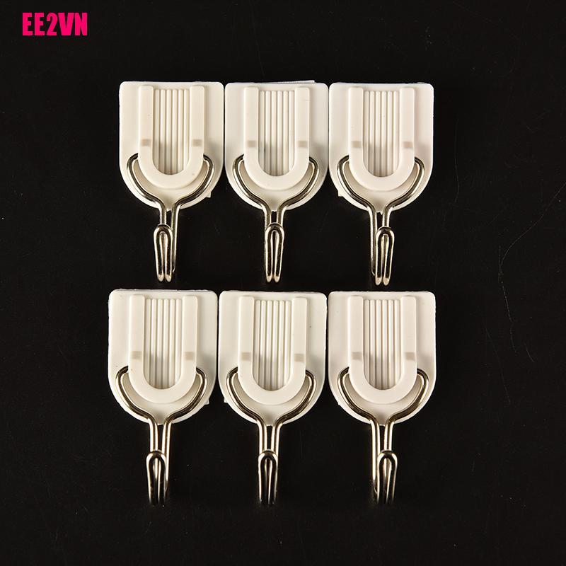 Bộ 6 Móc Treo Đồ Dán Tường Ee2Vn