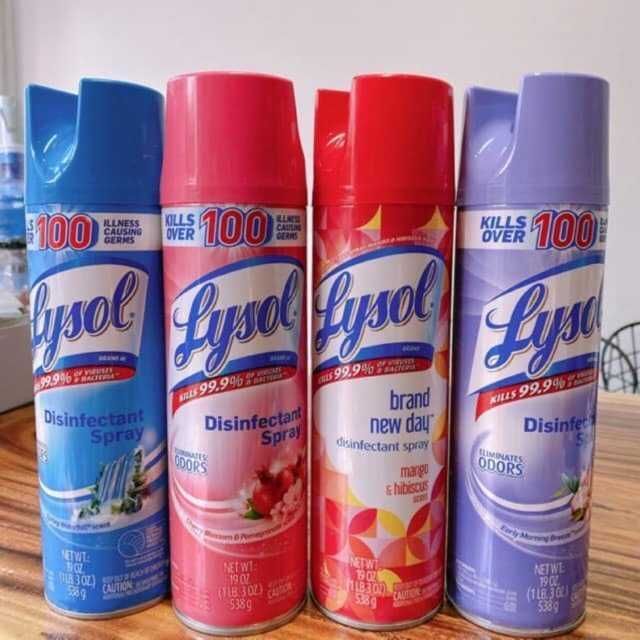 [Có Sẵn] Xịt diệt khuẩn khử trùng Lysol 538g