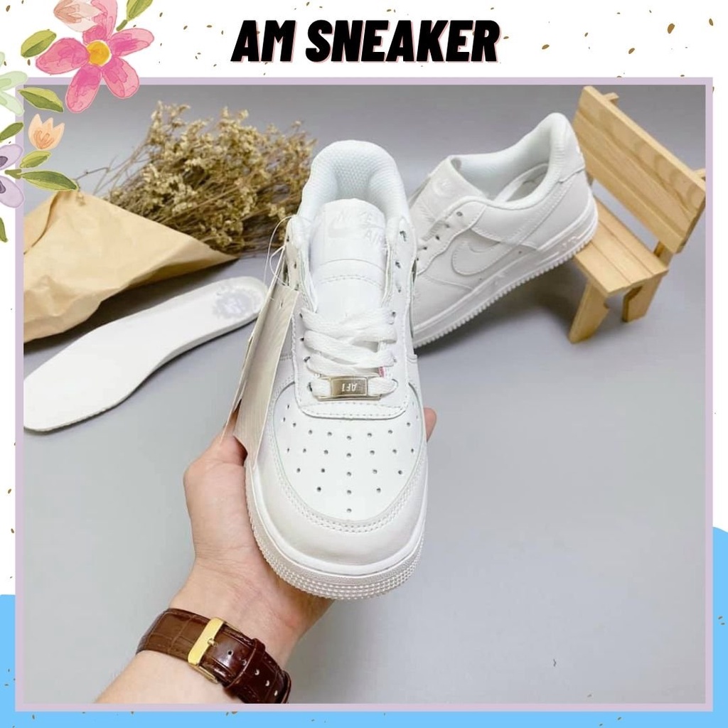 [🌺 BẢN ĐẸP] Giày 𝐍𝐢𝐤𝐞 air force 1 trắng nam nữ, giày sneaker 𝐍𝐢𝐤𝐞 AF1 trắng bản đẹp đầy đủ bill box | BigBuy360 - bigbuy360.vn