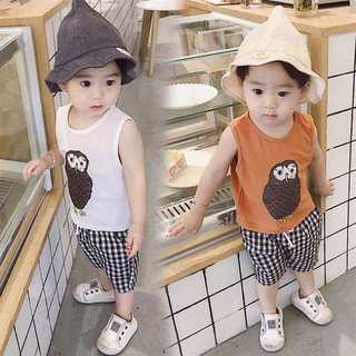 Bộ đồ trẻ em hình cú mèo BD01