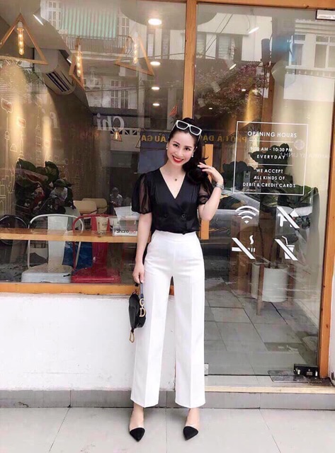 Quần suông cạp cao loại 1 | BigBuy360 - bigbuy360.vn