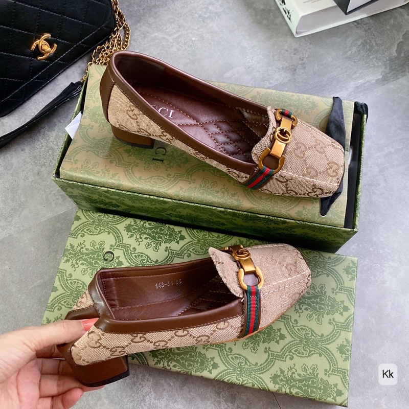 Giày GC Hàng Super bệt và gót 3p