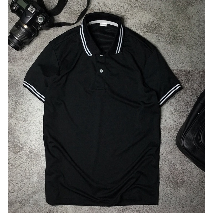 Áo Polo Nam cổ bẻ basic cộc tay vải cá sấu cotton phong cách trẻ trung chuẩn form nhiều màu