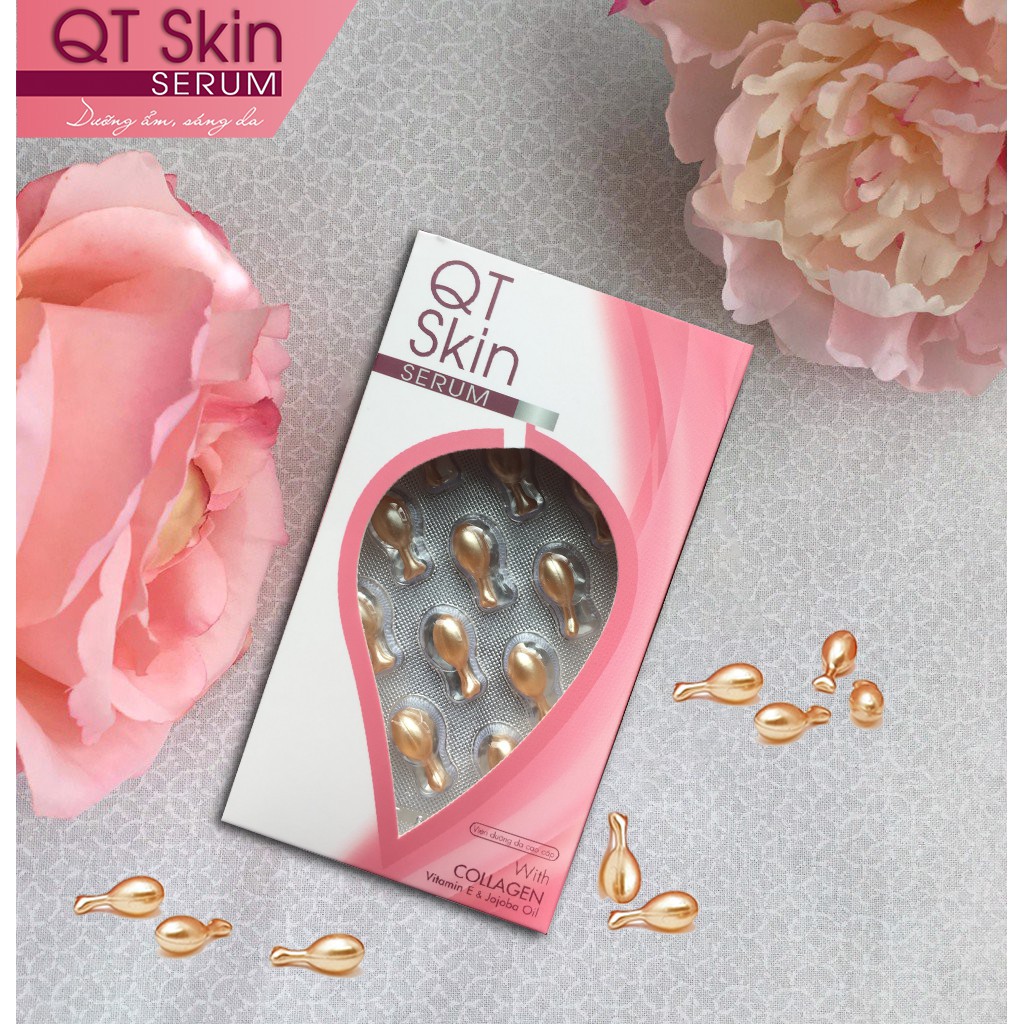 VIÊN BÔI DƯỠNG DA CAO CẤP QT SKIN SERUM - TRẺ HÓA LÀN DA | BigBuy360 - bigbuy360.vn