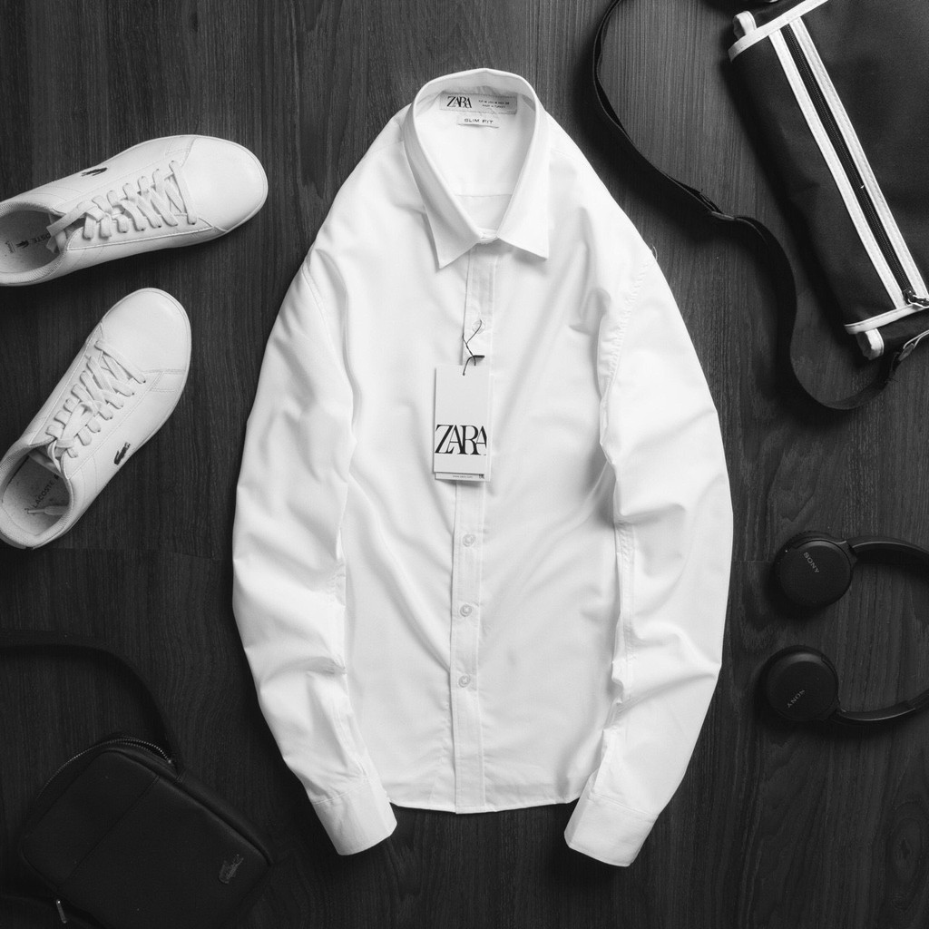 [Mua 1 Sơmi tặng Tất xịn] Áo Sơmi Nam Vải Lụa Nến Chống Nhăn Xịn Xò SMD