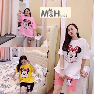 sét bộ Mickey quần ôm Hot Hit