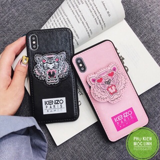[ X 8plus 7plus 6splus 6plus 6s 6 ] Ốp ví Kenzo kiêm chân chống đỡ iphone
