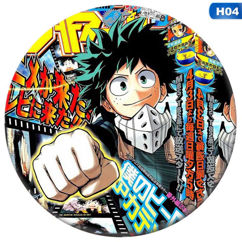 Ghim cài áo hình nhân vật Anime My Hero Academia