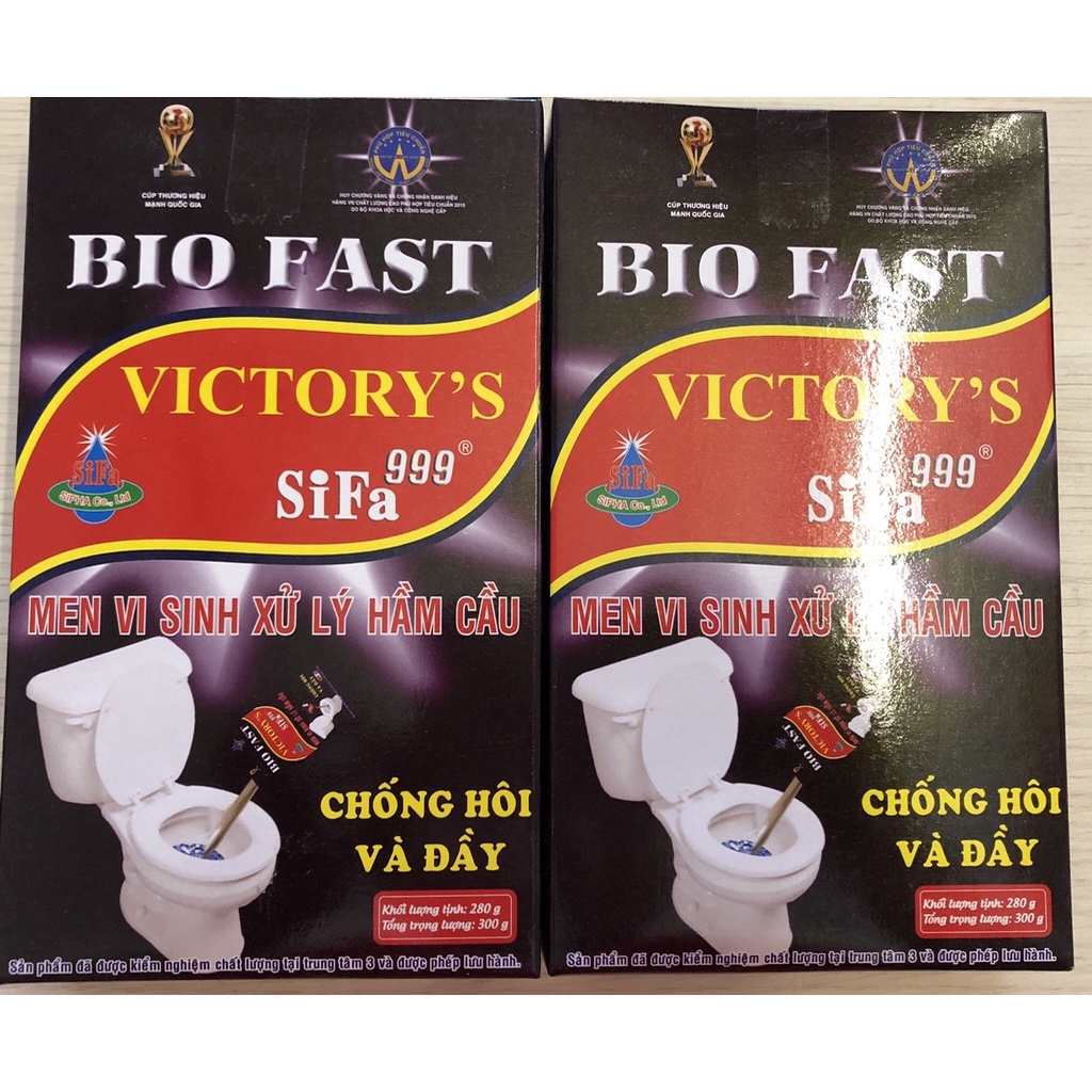 Men Vi Sinh Khử Mùi Hôi Hầm Cầu, Bể Phốt Bio Fast 300g - Sifa/Zifat