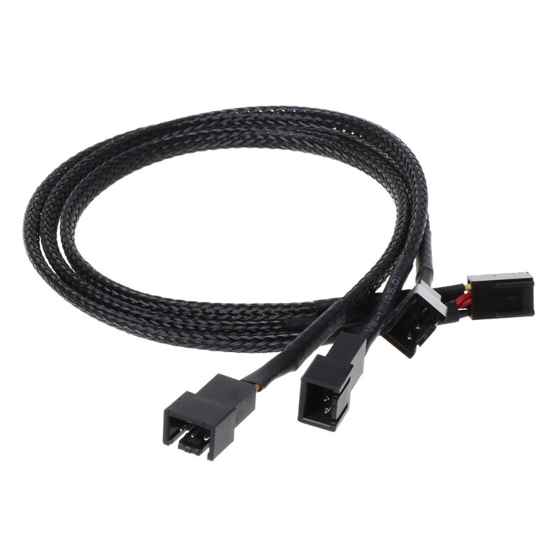 Cáp Nguồn Chia Cổng Quạt PWM 3Pin 1 Sang 3 Cổng Cho PC Bên Trong Vỏ Ngoài