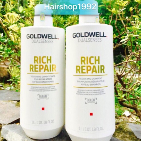 Dầu Gội Dầu Xả Phục Hồi GOLDWELL 1000ml