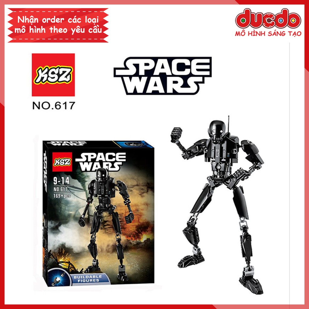 No.617 Lắp ghép Chiến tranh giữa các vì sao K-2SO - Đồ chơi Xếp hình Mô hình Minifigures 75120
