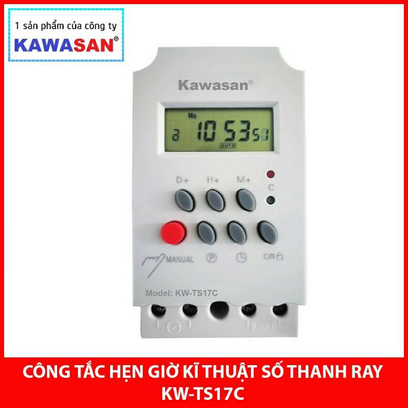 CÔNG TẮC HẸN GIỜ KỸ THUẬT SỐ TS17C KAWASAN