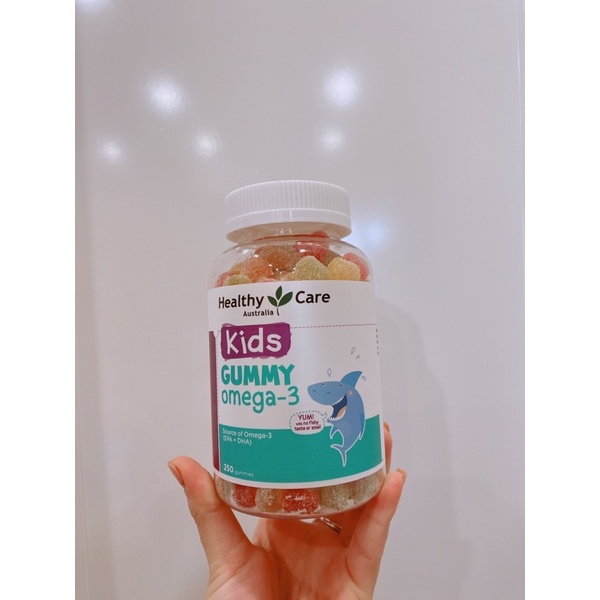 Kẹo dẻo Gummy Omega 3 Úc Healthy Care cho bé lọ 250 viên - Mẹ Rofi