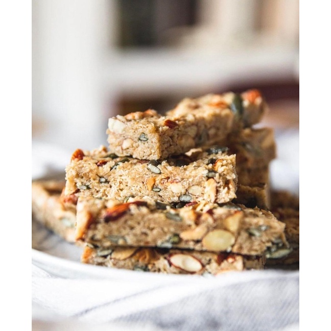 Olaben Nutrition Granola Bars 250g - Thanh hạt dinh dưỡng ăn kiêng không đường - Hỗ trợ giảm cân