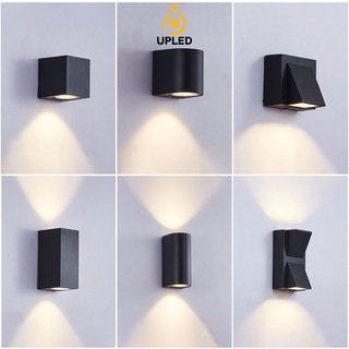 Đèn hắt 2 đầu UPLED hợp kim nhôm đúc chống nước chất liệu cao cấp sơn tĩnh điện Bảo Hành 12 Tháng